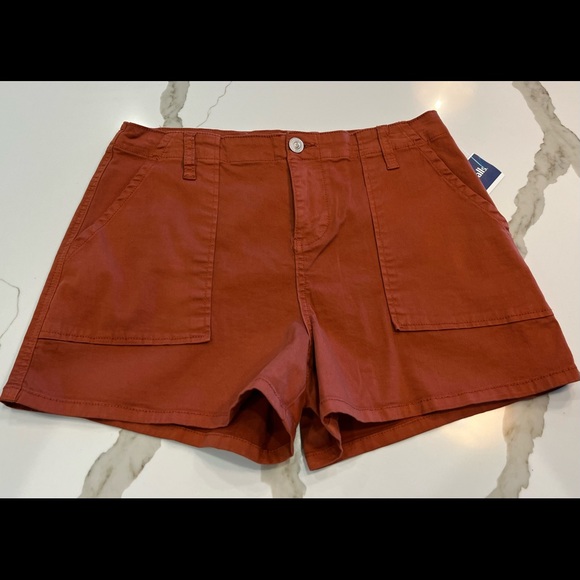 Hudson Utility Washed Rust Shorts Size 29 - Picture 4 of 10